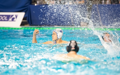 Fran Valera, celebrant un gol aquesta passada temporada a la Champions | Roger Benet