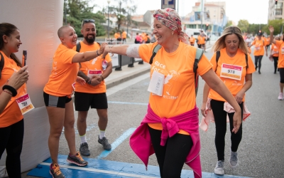 Participants en la primera 'Race for life'/ Roger Benet