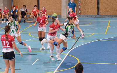 L'OAR Gràcia durant el partit contra el BM Loyola aquest cap de setmana | @OARGracia 