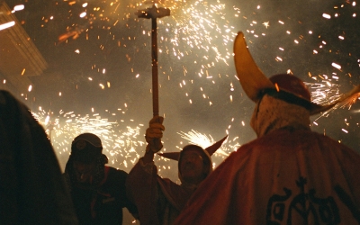 Una imatge d'arxiu d'un correfoc | Roger Benet