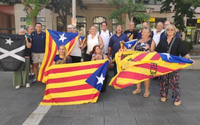 Les entitats independentistes han presentat l'acord aquest dimecres | Pau Duran