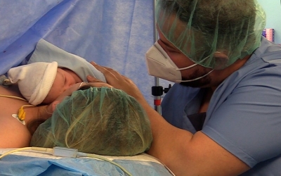 Imatge d'arxiu d'un part | cedida