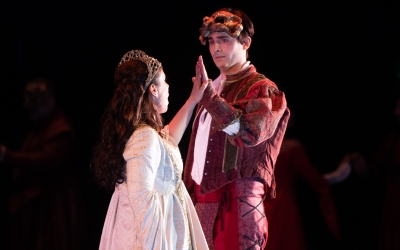 Romeu i Julieta, durant l'assaig general/ Roger Benet