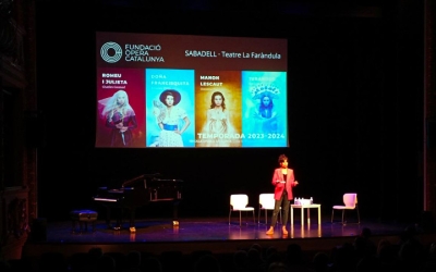 Inici de l'acte de presentació de la temporada d'òpera al Principal/ Karen Madrid