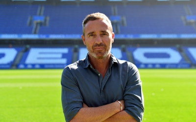 Cano, durant la seva presentació com a tècnic del Dépor | RC Deportivo