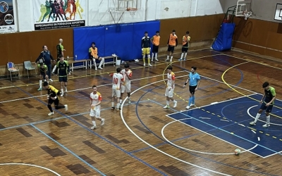 Celebració colomenca d'un dels gols | @futsalpia