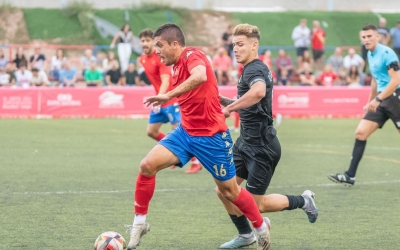 Salvador, en un partit amb el Saguntino enguany | Atlético Saguntino