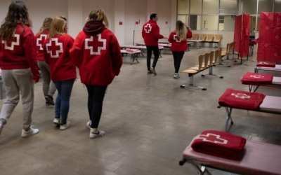 L'alberg nocturn de Creu Roja en una imatge d'arxiu/ Roger Benet