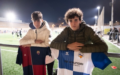 Pau Fernández i Javi Morcillo, en la trobada prèvia amb Ràdio Sabadell | Roger Benet