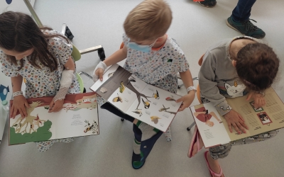 Imatge d'una de les aules domiciliàries del Taulí | Hospital de Sabadell