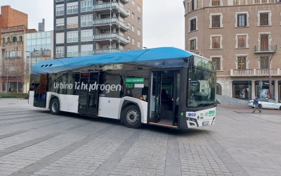 El nou bus d'hidrogen que funcionarà en proves a partir de dimarts | Núria García