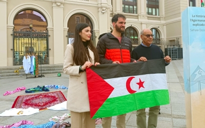 Sílvia Garcia, Oriol Serlavós i Abidin Bucharaya | Karen Madrid