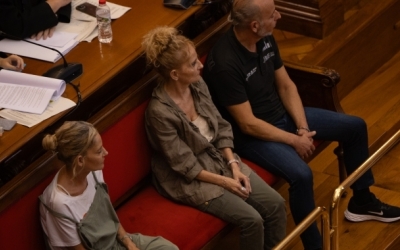 Els tres condemnats pel crim al banc dels acusats | Roger Benet