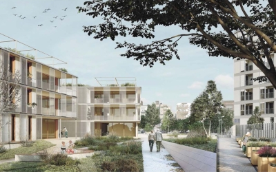 Imatge virtual sobre com serà la futura residència del sud