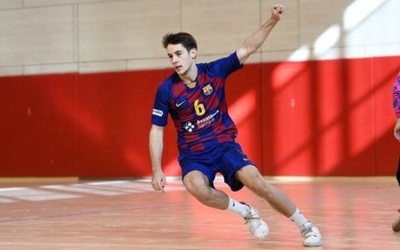 Fernández, durant la seva etapa al filial blaugrana | Cedida