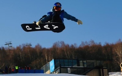 Queralt Castellet, en una competició prèvia