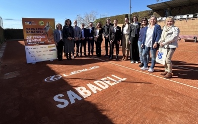 Fotografia d'autoritats a la presentació de l'Open Lexus | Pau Vituri