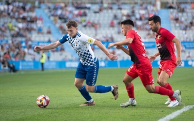 Vladys, en el duel de la primera volta contra el 'Fuenla' | Roger Benet