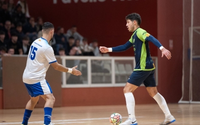 Llamas i Sardà, en el partit de la primera volta de lliga | Roger Benet