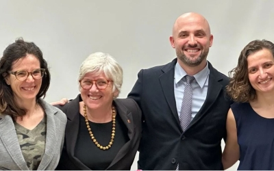 Ada Ferrer amb els principals referents d'Alhora | cedida