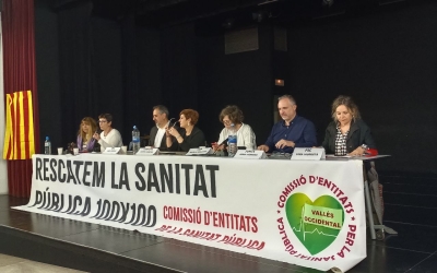 Ponents durant el debat sanitari | Karen Madrid