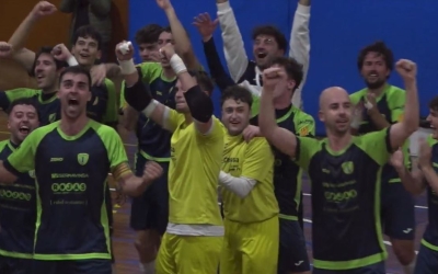 Celebració de la Pia després del triomf contra el Club | RS