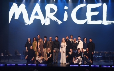 Fotografia de família de tot el repartiment de 'Mar i Cel' | Guillem Roset (ACN)