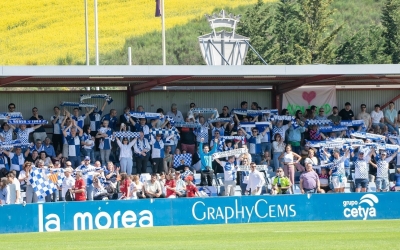 Afició arlequinada fa un mes a Tajonar | Roger Benet