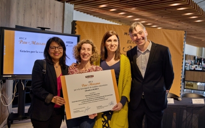 Les investigadores recullen la Beca Pau Massana