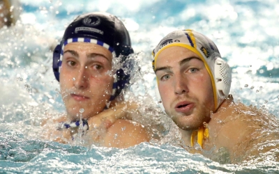 Jan Pérez i Unai Biel, en una acció del partit | CNAB