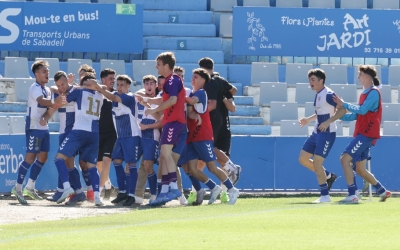 Moment de la celebració del gol de Jose Enrique | CES