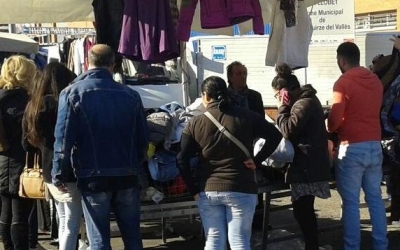 Una parada del mercadet de la Zona Hermètica | Cedida