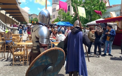 Guerrers amb armadures a Medievàlia | Karen Madrid