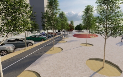 Així quedarà la Via Alexandra després de les actuacions | Cedida