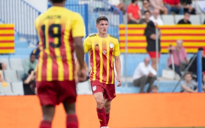 Altimira ha jugat la segona part com a central | Roger Benet