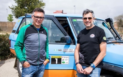 Lucas Cruz i Sergi Giralt en el Classic Ride Tàrraco | @gigi_races