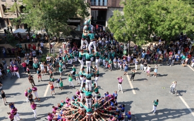 Els Castellers de Sabadell, en una imatge d'arxiu