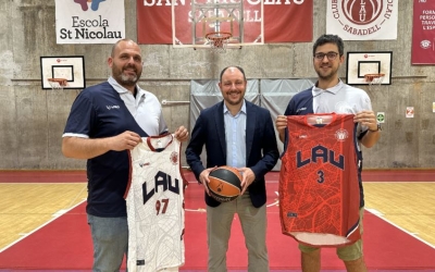 Jonathan Ramírez, Arnau Bonada (president) i Marc Torres | Sergi Park