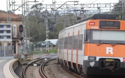 Un comboi de Rodalies circulant per la R4 | Cedida
