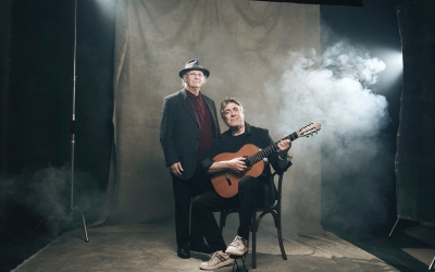 Toti Soler i Pere Arquillué en una imatge promocional de 'Coral Romput'