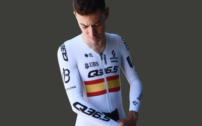 De la Cruz, amb el mallot de campió d'Espanya de CRI | Q36.5