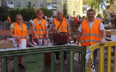 El repartiment de xocolata a la Festa Major de l'any passat | Cedida