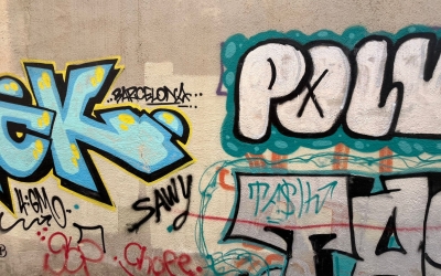 Pintada en una façana