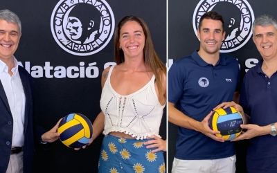 Garcia i Lorrio, amb el president Claudi Martí | CNS