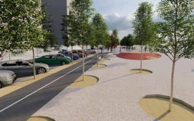 L'estat de la Via Alexandra després de les actuacions | Cedida