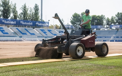 Imatge de les obres que es van dur a terme l'estiu del 2020 a la NCA | Royalverd