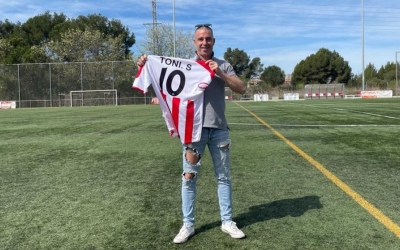 Toni Sánchez, el dia que es va acomiadar a Torre-romeu com a jugador | Arxiu