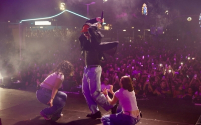 Un dels moments del concert dels Figa Flawas | Ajuntament - Juanma Peláez