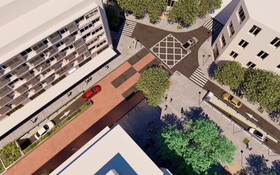 Les entrades i les sortides de l'aparcament del Passeig