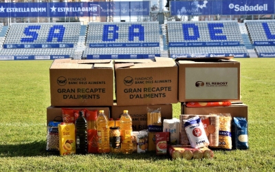 Imatge d'arxiu d'una recollida d'aliments a la NCA | CES